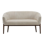 Causeuse Galena style glamour moderne du milieu du siècle par Christopher Knight Home