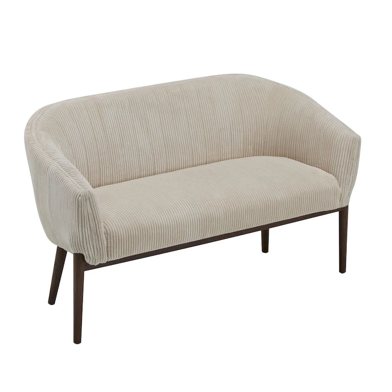 Causeuse Galena style glamour moderne du milieu du siècle par Christopher Knight Home