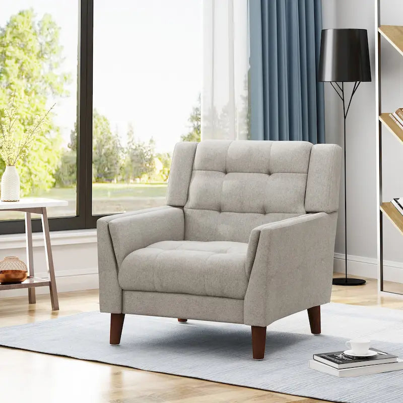Fauteuil moderne du milieu du siècle Candace par Christopher Knight Home - 32,28 largeur x 31,50 longueur x 32,68 hauteur