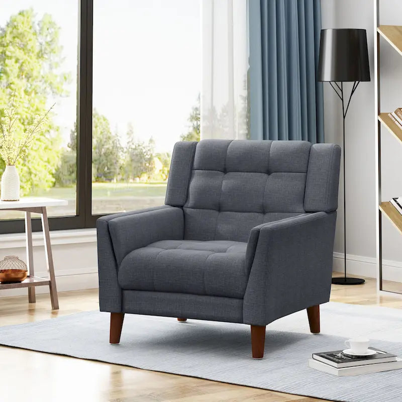 Fauteuil moderne du milieu du siècle Candace par Christopher Knight Home - 32,28 largeur x 31,50 longueur x 32,68 hauteur