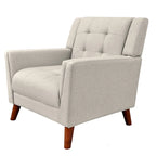 Fauteuil moderne du milieu du siècle Candace par Christopher Knight Home - 32,28 largeur x 31,50 longueur x 32,68 hauteur