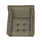 Fauteuil moderne du milieu du siècle Candace par Christopher Knight Home - 32,28 largeur x 31,50 longueur x 32,68 hauteur