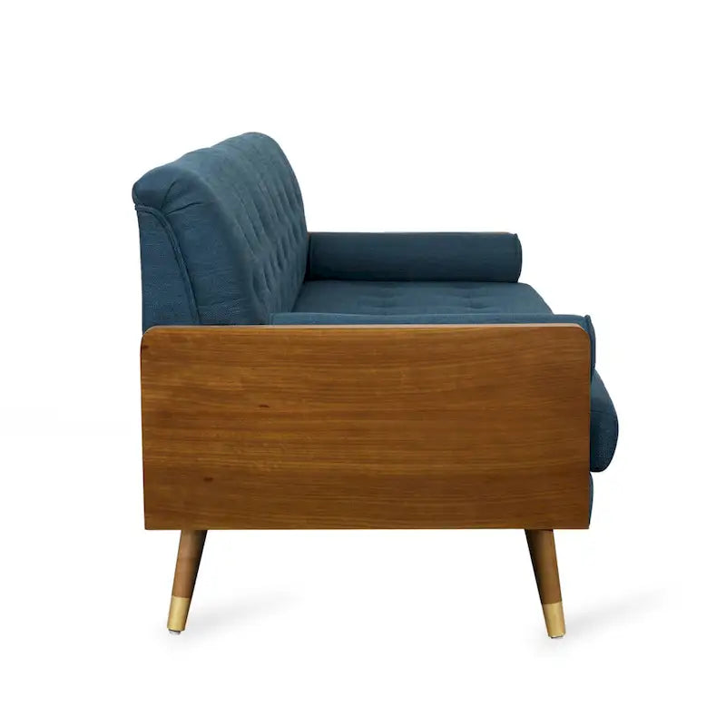 Canapé en tissu touffeté de style Mid-century Modern Jalon de Christopher Knight Home