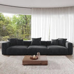 Canapé de 363 cm – Canapé profond avec 5 coussins, canapé 3 places en velours côtelé, canapés modernes pour salon