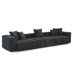 Canapé de 363 cm – Canapé profond avec 5 coussins, canapé 3 places en velours côtelé, canapés modernes pour salon