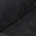 Canapé de 363 cm – Canapé profond avec 5 coussins, canapé 3 places en velours côtelé, canapés modernes pour salon