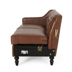 Sectionnel Furman contemporain touffeté avec chaise longue par Christopher Knight Home