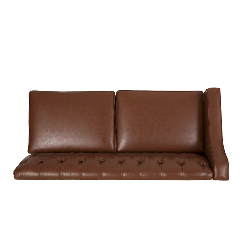 Sectionnel Furman contemporain touffeté avec chaise longue par Christopher Knight Home