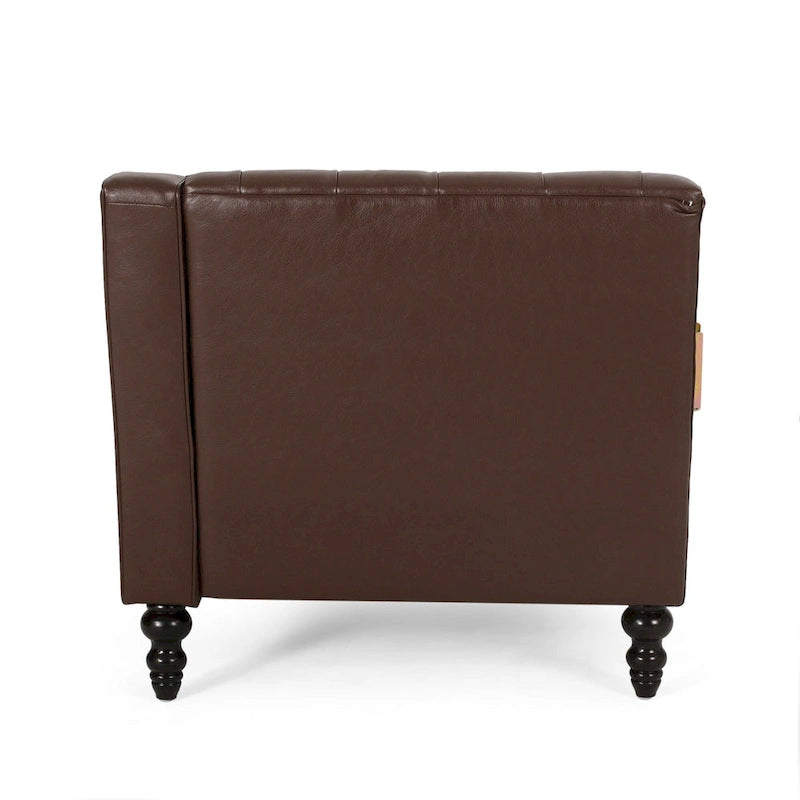 Sectionnel Furman contemporain touffeté avec chaise longue par Christopher Knight Home