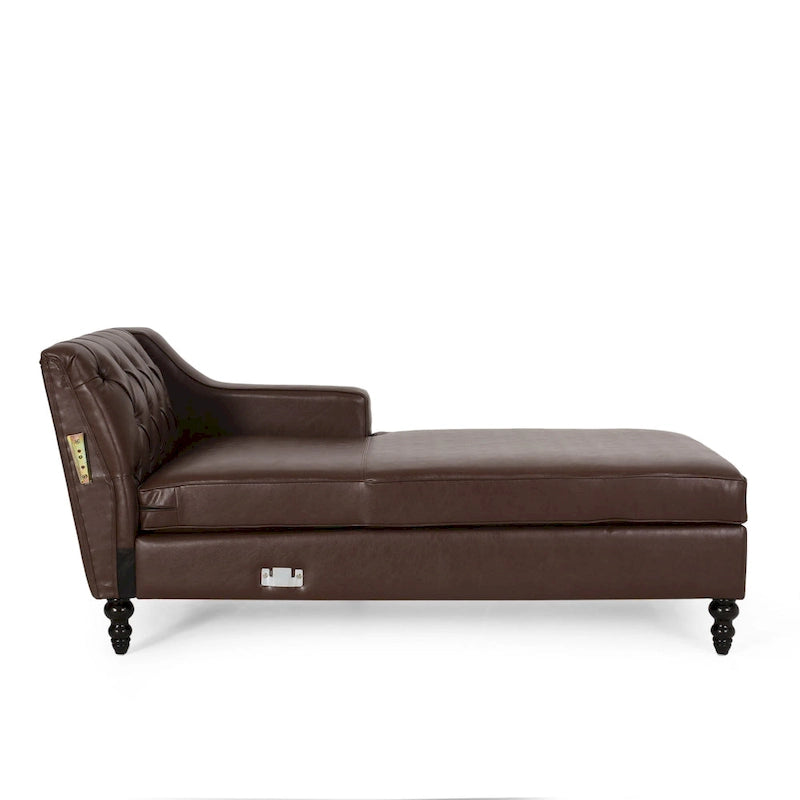 Sectionnel Furman contemporain touffeté avec chaise longue par Christopher Knight Home