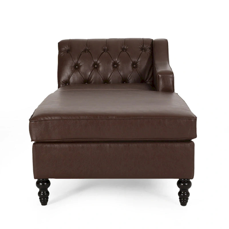 Sectionnel Furman contemporain touffeté avec chaise longue par Christopher Knight Home