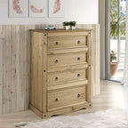 Commode en bois 4 tiroirs Corona