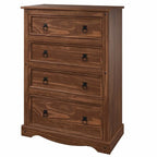 Commode en bois 4 tiroirs Corona