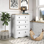 Commode en bois 4 tiroirs Corona