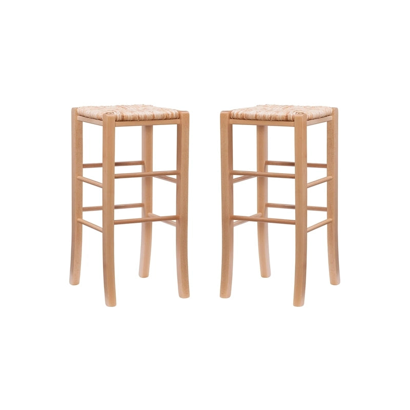 Tabouret de bar sans dossier Graham (Lot de 2)