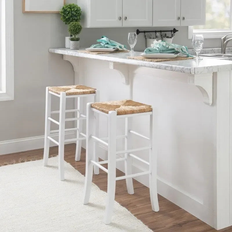 Tabouret de bar sans dossier Graham (Lot de 2)