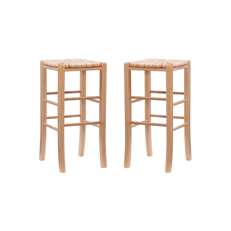 Tabouret de bar sans dossier Graham (Lot de 2)