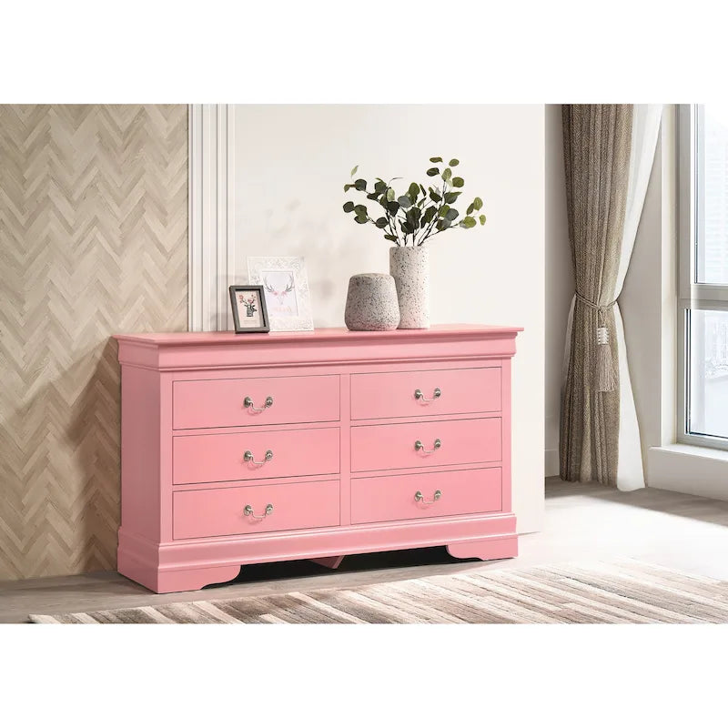 Commode de chambre à 6 tiroirs Louis-Philippe