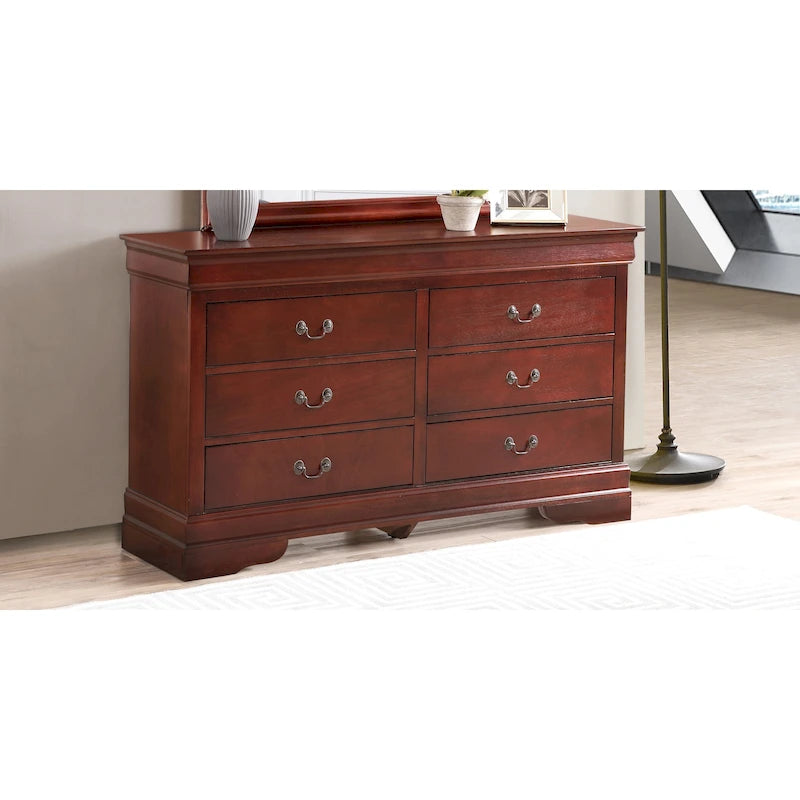 Commode de chambre à 6 tiroirs Louis-Philippe