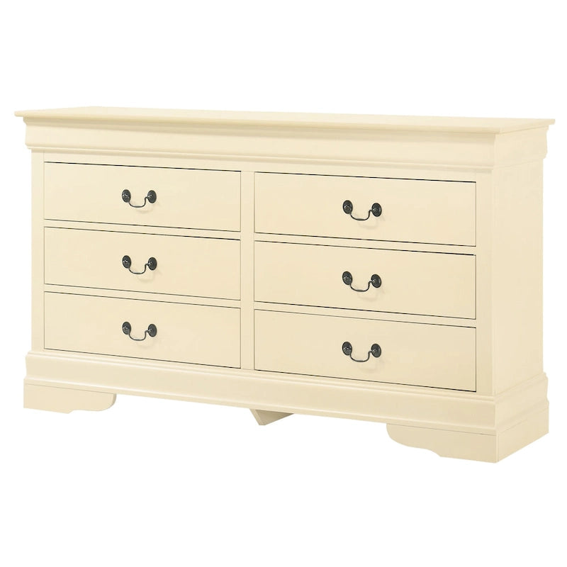 Commode de chambre à 6 tiroirs Louis-Philippe