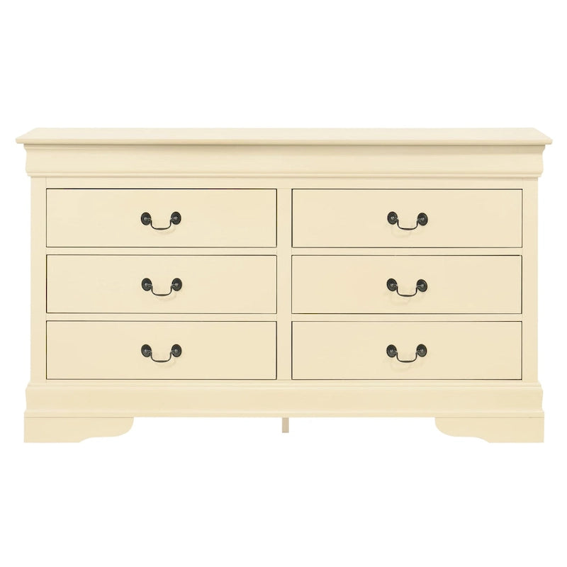 Commode de chambre à 6 tiroirs Louis-Philippe