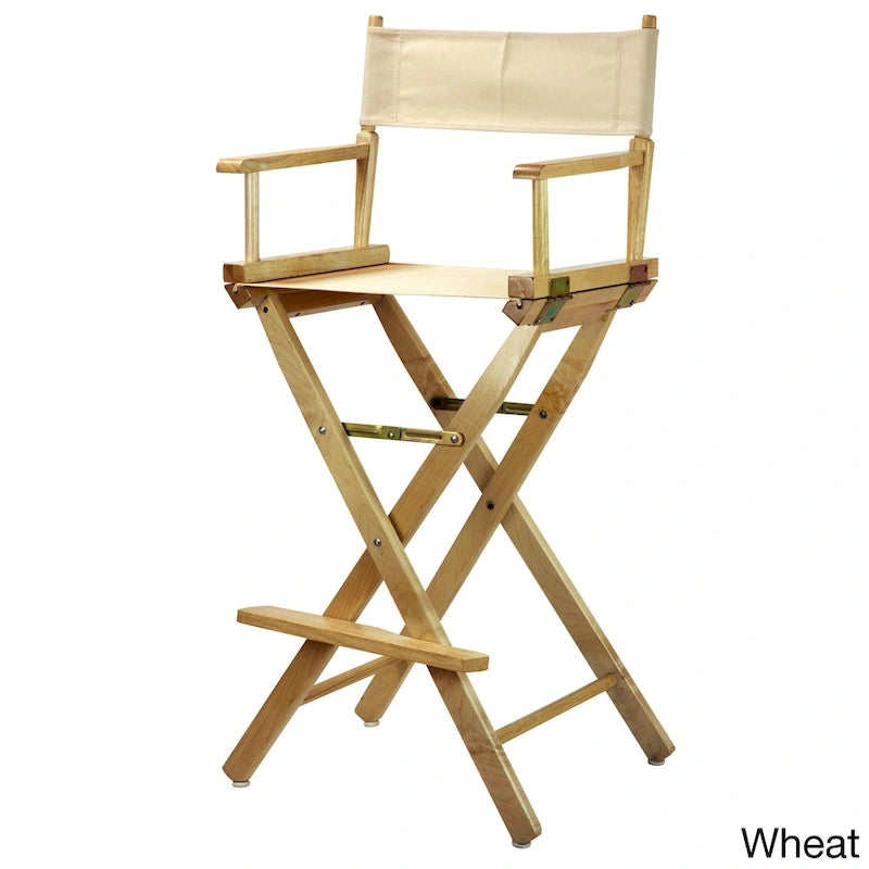 Chaise à cadre en bois naturel
