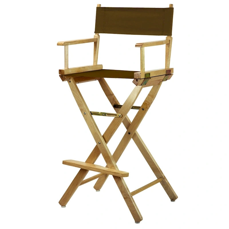 Chaise à cadre en bois naturel