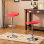 Tabourets pivotants réglables Porch & Den Blaine Chrome Air Lift (Lot de 2)