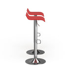 Tabourets pivotants réglables Porch & Den Blaine Chrome Air Lift (Lot de 2)