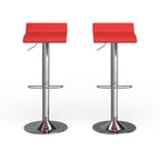 Tabourets pivotants réglables Porch & Den Blaine Chrome Air Lift (Lot de 2)