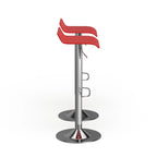 Tabourets pivotants réglables Porch & Den Blaine Chrome Air Lift (Lot de 2)