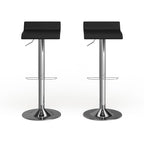 Tabourets pivotants réglables Porch & Den Blaine Chrome Air Lift (Lot de 2)