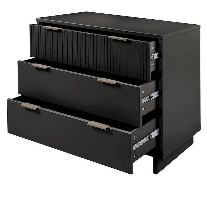 Commode Granville 38.18 moderne standard à 3 tiroirs
