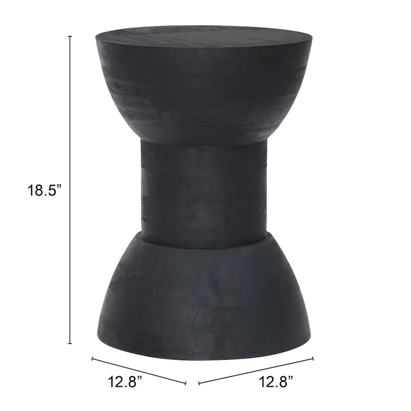 Table d'appoint Wisdom noire
