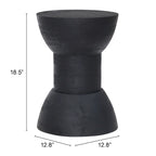 Table d'appoint Wisdom noire