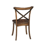 Chaises de salle à manger Alpine Arendal aspect chêne (lot de 2)