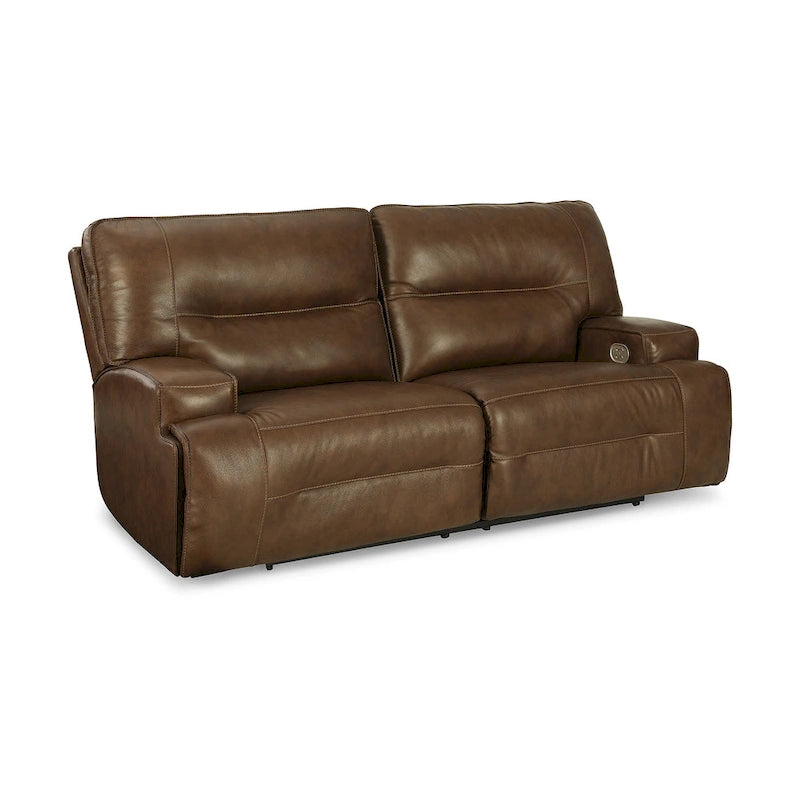 Signature Design by Ashley Francesca Auburn Canapé inclinable électrique 2 places avec appuie-tête réglable - 84W x 41D x 42H