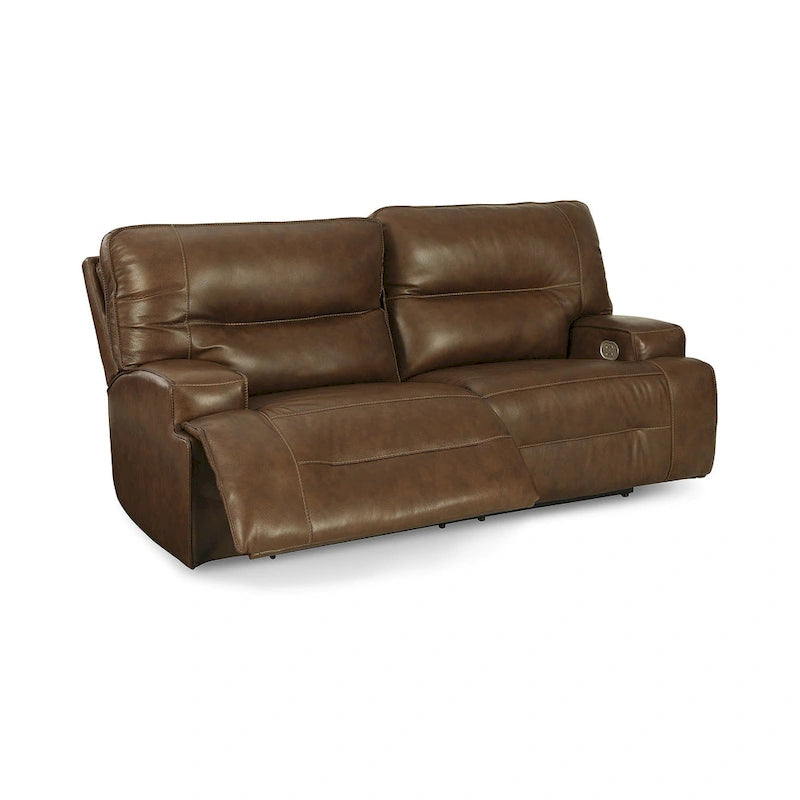 Signature Design by Ashley Francesca Auburn Canapé inclinable électrique 2 places avec appuie-tête réglable - 84W x 41D x 42H