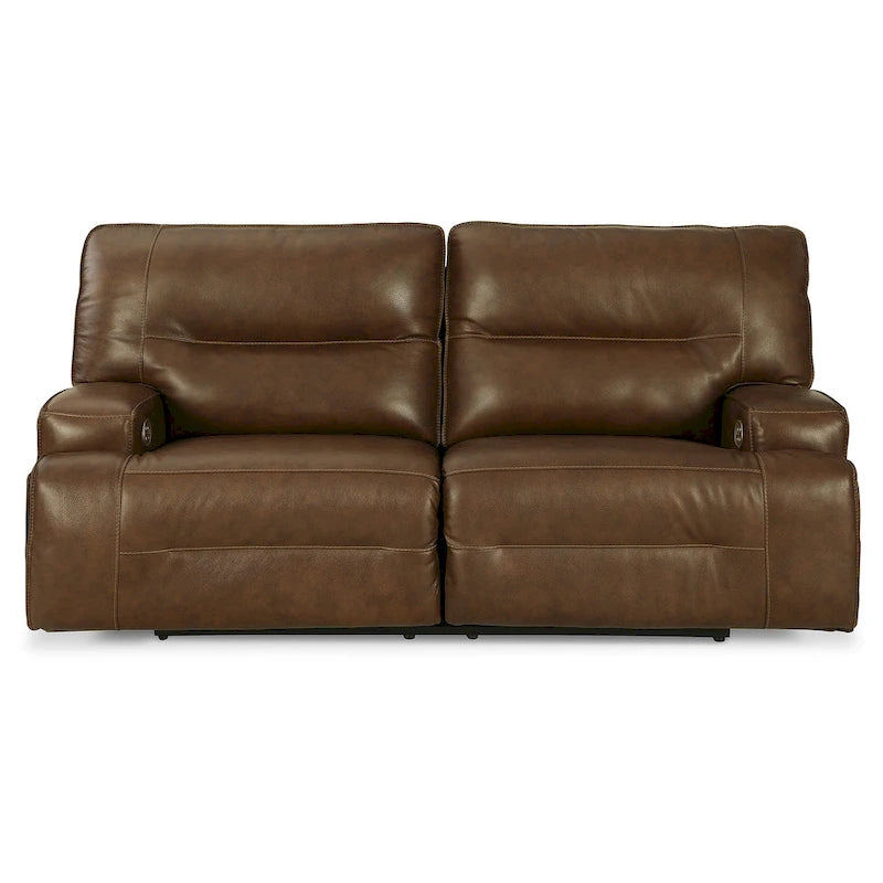 Signature Design by Ashley Francesca Auburn Canapé inclinable électrique 2 places avec appuie-tête réglable - 84W x 41D x 42H