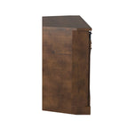 Meuble TV d'angle Bridgevine Home Farmhouse 66 pouces pour téléviseurs jusqu'à 80 pouces, aucun assemblage requis, finition vieillie whiskey