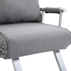 Canapé futon HOMCOM compact avec surface de couchage confortable pour les invités, dossier inclinable et design élégant