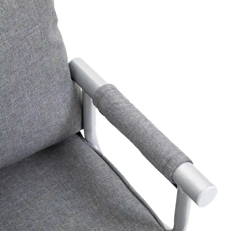 Canapé futon HOMCOM compact avec surface de couchage confortable pour les invités, dossier inclinable et design élégant