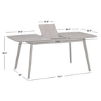Table à manger papillon Simple Living Wave