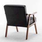 Fauteuil d'appoint large en similicuir Cedrice 26.37