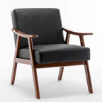 Fauteuil d'appoint large en similicuir Cedrice 26.37