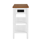 Table d'appoint avec station de recharge, Table d'appoint avec rangement