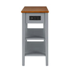 Table d'appoint avec station de recharge, Table d'appoint avec rangement