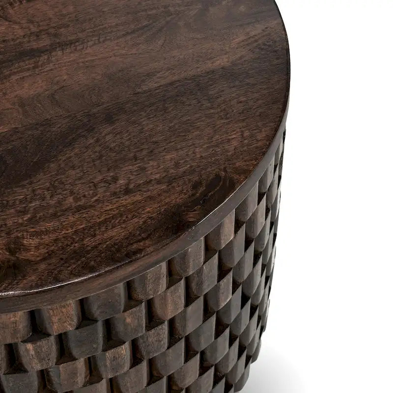 Table d'appoint ronde Classic Home Norwood 25 - 25Lx25Px23H