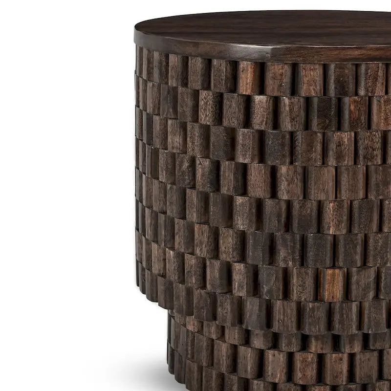 Table d'appoint ronde Classic Home Norwood 25 - 25Lx25Px23H