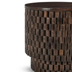 Table d'appoint ronde Classic Home Norwood 25 - 25Lx25Px23H